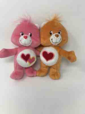 2002 Care Bears Hugging Tenderheart and Love-A-Lot Plush Toy 7