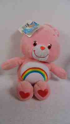 Care Bears - Rainbow Cheer - Pink Plush - 10 inch - 2002 A6