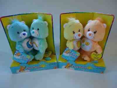 Care bears cuddle pairs (2 sets)  4 bears Bedtime Wish Funshine Friend