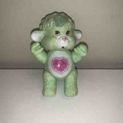 Vintage Care Bears Bear Cousin Posable Figure Gentle Heart Lamb Sheep Kenner!