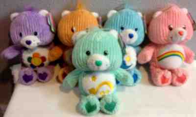 CARE BEARS LOT OF 5  SPECIAL EDITION SERIES 4 SOFT LIL' BEARS ADULT OWNED W TAGS
