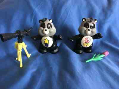 Care Bears Custom Vintage Kenner Toy Poseable Figure Perfect Polite Panda Set