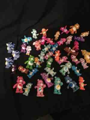 Huge Lot Of 45 TCFC Care Bears  3 and 2 inch Some Poseable Giant Collection