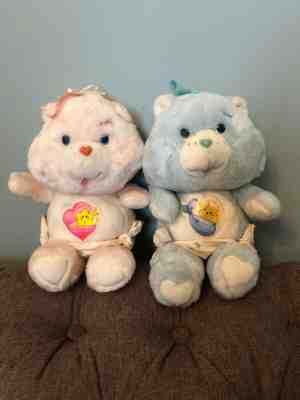 1983 Kenner plush Care Bear Baby Hugs and Baby Tugs