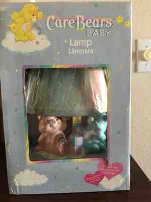 Vintage NIB Care Bear Baby Lamp & Shade~Very Rare
