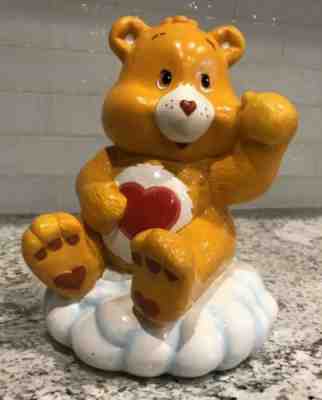 Care Bears Tenderheart Bear Figural Ceramic Coin Savings Bank Removable Stopper