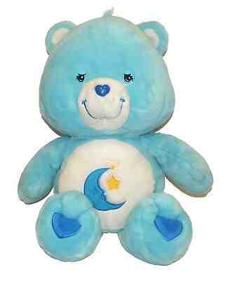 25 inch Jumbo Care Bears Bedtime Bear with Moon and Star Tummy 2002