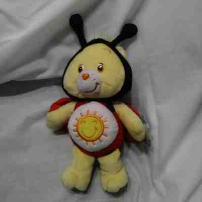 Care Bears 8” Funshine Bear Lady Bug Natural Wonders Special Edition Collection