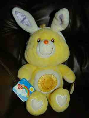 NWT Funshine Care Bear bunny ears Easter plush 18” 