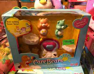 Care Bears 2003 Care-a-Lot Teeter-Totter Playset w/ Figures MISB Wish Bear