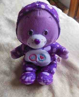 Care Bears Share Bear Plush Purple PJ's 9