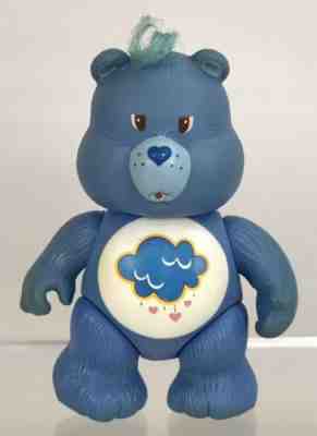 Vintage Care Bears Grumpy Bear 4” Posable Figure 1983 Blue Storm Cloud Classic