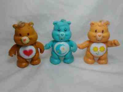 Vintage 1983 Care Bear PVC Figures Lot 3.5