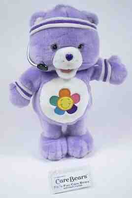CARE BEARS FIT 'N FUN AND & PURPLE HARMONY MOVES TALKS SINGS PLUSH WORK OUT 2004