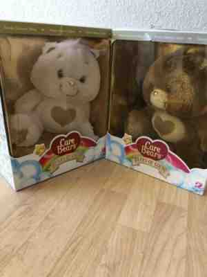 White & Brown Heart of Gold Care Bear Premier Collectors Edition