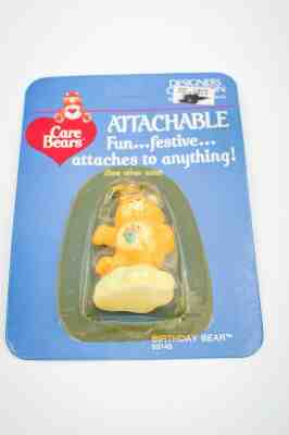 1985 Vintage Care Bears Figure Attachable Keychain BIRTHDAY Sealed  FREESHIP