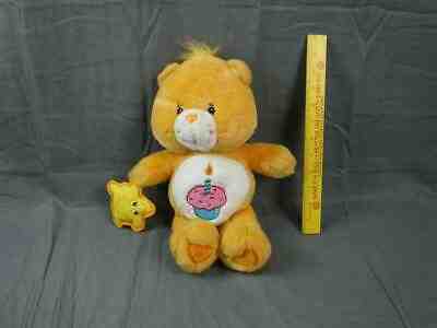 Plush Care Bears Birthday Bear with Star Buddy 2003 Play Along Stuffed Animal
