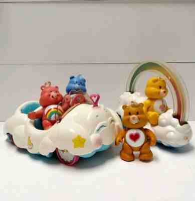 Vintage Kenner Care Bears Poseable Lot (1) with Cloud Cars & Rainbow Rollers
