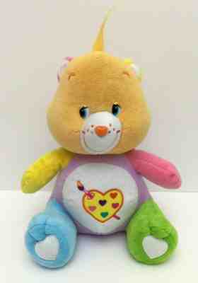 Care Bears Work Of Heart Bear Multi Color 12'' Stuffed Plush Toy Nanco 2006