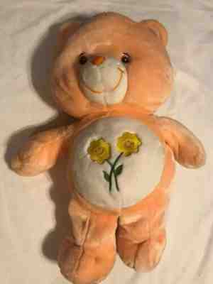 Jumbo Care Bears Bear 27” Tall Plush Stuffed Animal Doll 2002 Flowers Giant