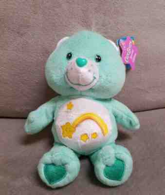 NEW 2004 Care Bears WISH Bear 8” Beanie Special Edition Dazzlebright Series 5 #6
