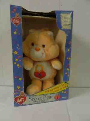 1985 Kenner Care Bear Secret Bear Pull String Talks Original Box New/Old Stock