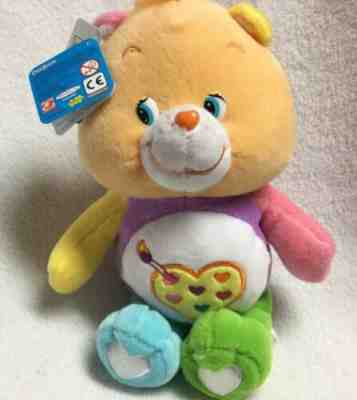 NEW 2005 Care Bears Work Of Heart  10” Collectors Edition Artist Heart Plush NWT