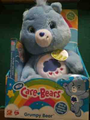 Vintage and RARE*Grumpy Bear Care Bears**With DVD NIB American Greetings 2007