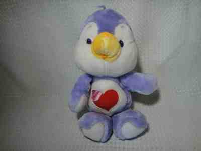 Vintage 1984 Care Bear Cousin Cozy Heart Penguin Plush Stuffed Animal Kenner 13