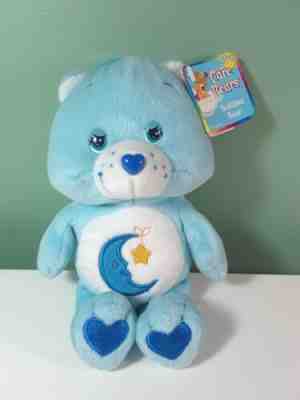 NEW 2002 Care Bears BEDTIME Bear 8” Beanie 20th Anniversary NWT new with tags