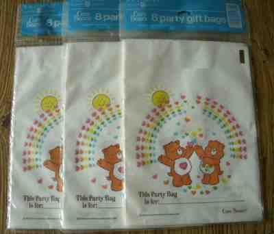 CARE BEARS 24 Treat Sacks Party Bags Gift Bags American Greetings Child 