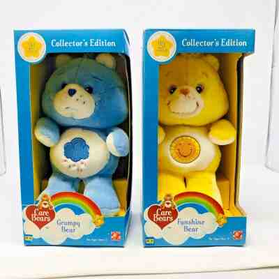 CARE BEARS Grumpy & Funshine  20TH Anniversary Collectors Edition In Box