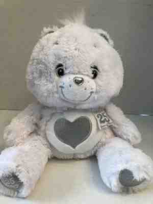 Care Bears 2007 Tenderheart 25th Anniversary Plush Toy Stuffed Animal 12” White