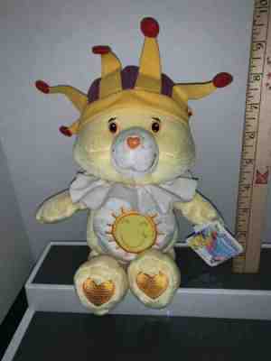 Care Bears King Funshine Bear Journey to Joke A Lot  Stuffed Plush Toy