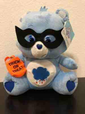 Care Bears Grumpy Bear 10” Plush Halloween Blue Rain Cloud 2013 Kellytoy 