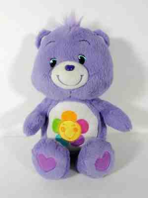 Care Bears Harmony 12 inch Purple Stuffed Plush 2012 American Greetings Hasbro  