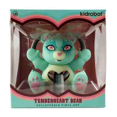 Kidrobot Care Bears Tenderheart Art Figure (Blue) by Tara McPherson BRAND NEW