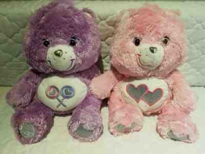 2007 Care Bears - Share Bear & Love A Lot - 25th Anniversary Swarovski Crystal 