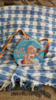 Care Bears Tin Lunchbox Purse with Rainbow Strap 