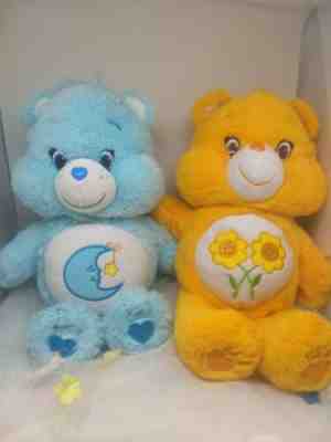 2015 Care Bears Plush Bedtime Friend Blue Orange Stuffed Animals Cute Kawaii