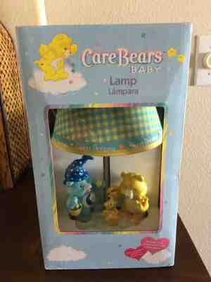 Vintage 2003 Care Bears Sweet Dreams Lamp Nightlight Bedtime & Funshine Bears 