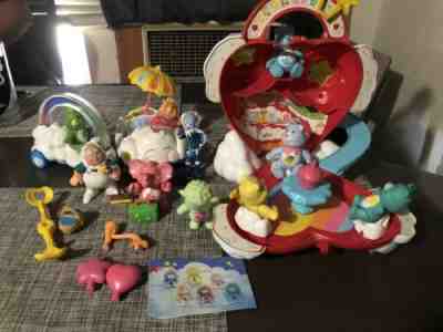 Vintage Lot 1980s Kenner CARE BEARS & COUSINS Poseable Figures W/ accessories 