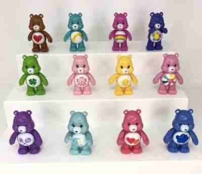 Lot of 12 TCFC Mini Care Bears Figures 2 1/2