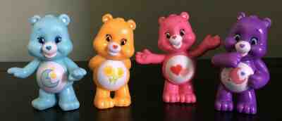 Care Bears Blind Bag Series 4 Lot of 4 Mini Figures Friend Love Bedtime Dreams