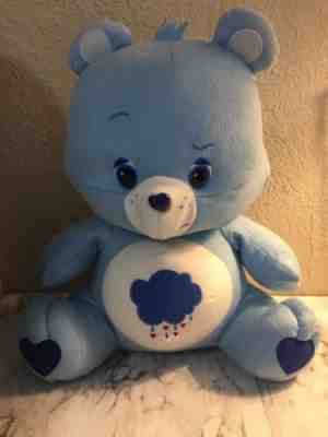 Nanco Grumpy Care Bear-18”Blue ,Rain Cloud Chest, Plush Stuffed 2013
