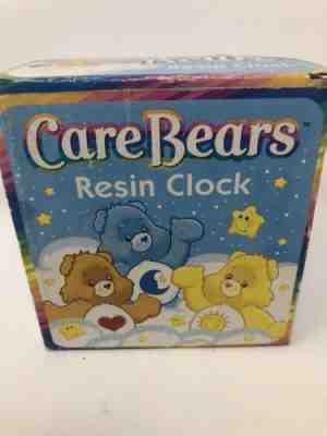 Care Bears Resin Clock New Cheer Bear, Friendship Bear, Grumpy Bear New Vtg