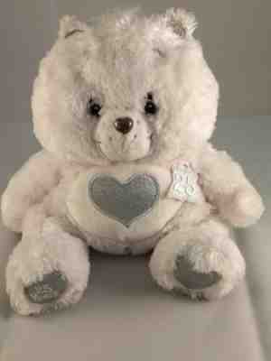 Care Bears 2007 Tenderheart 25th Anniversary Plush Toy Stuffed Animal 12” White