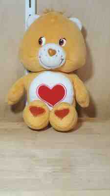 Care Bears 2002 “Tenderheart Bear” Orange Bear with Heart 8” Beanie