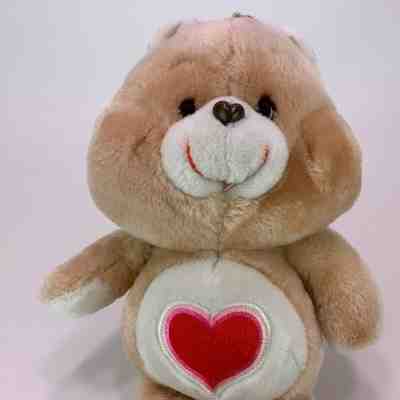 Vintage Original Kenner Care Bears 'Tenderheart Bear' Tan-White -Brown Red Heart