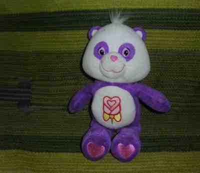 Care Bear Cousins plush purple white Polite Panda stuffed animal toy doll 11